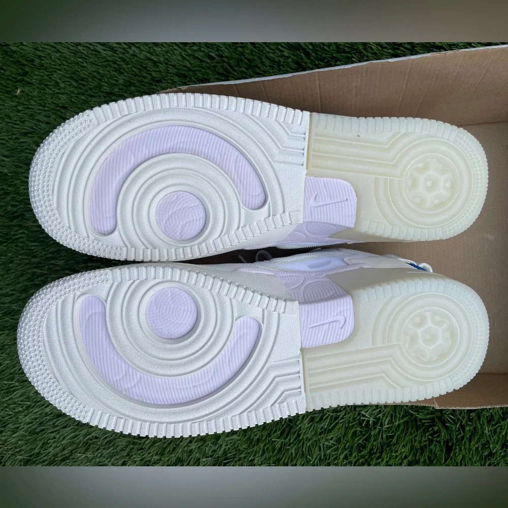 Nike Air Force 1 Mid React - Summit White shoes US12/EUR46 DQ1872-101 brand new - Picture 7 of 12